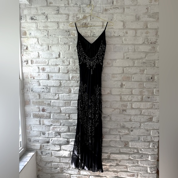 Vintage Sue Wong Nocturne Black Beaded Formal Dress Womens Size 2 - Picture 2 of 5